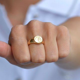 Ring roségold with brilliant