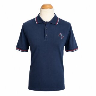 Polo Navy Bordeaux