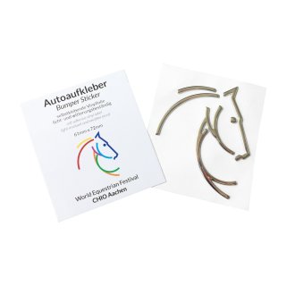 Bumper Sticker Silver