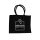 Jutetasche Shopper Black